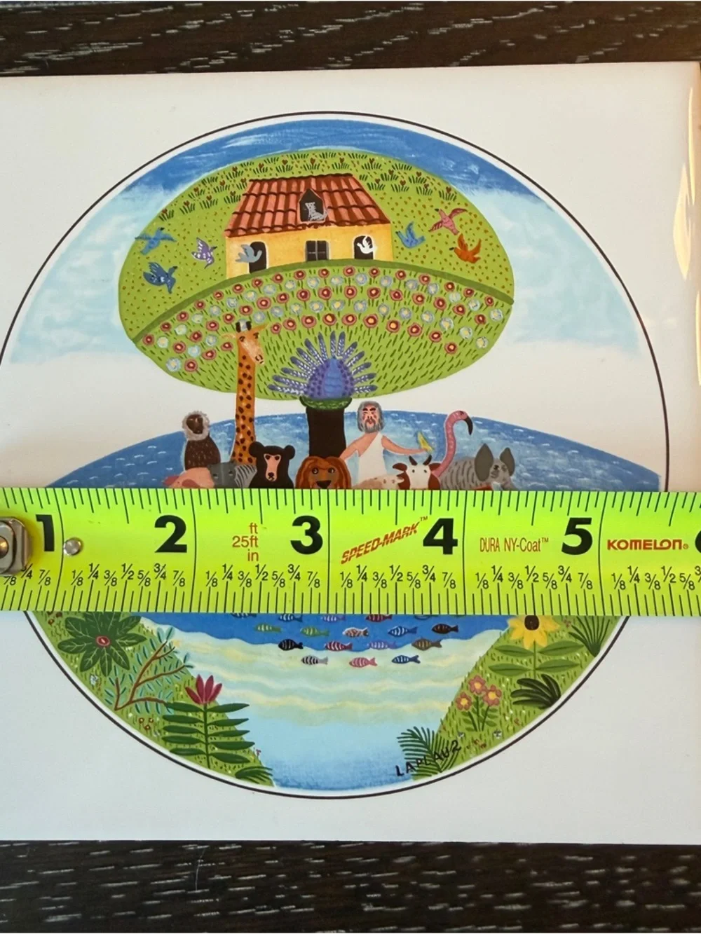 Villeroy & Boch‎ Tile Trivet Noah's Ark Made In Germany 6x6”